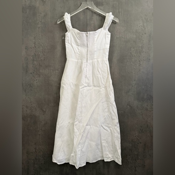 NEW REFORMATION Bridgton Linen Dress Size 2 B2507 - Picture 7 of 8